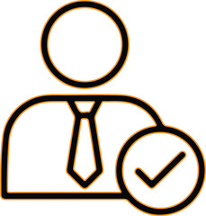 User profile with verified checkmark icon