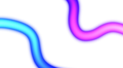 Abstract glowing neon light streak rays seamless loop flow wave shaped overlay PNG. Glowing blurred neon colors gradient flow wavy. Light leaks texture. Multicolour gradient. Transparent background 