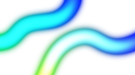 Abstract glowing neon light streak rays seamless loop flow wave shaped overlay PNG. Glowing blurred neon colors gradient flow wavy. Light leaks texture. Multicolour gradient. Transparent background 