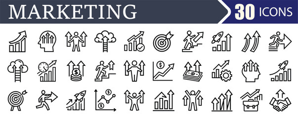 Collection of thirty healthcare related icons