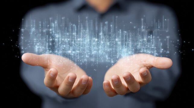 Smart dashboard syncing central and AI-powered economies, AI manipulation of economy