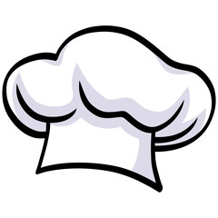 Chef Hat Cartoon Illustration Drawing Art