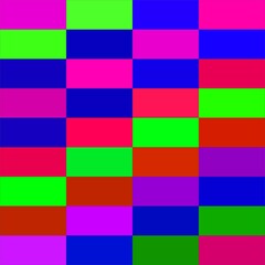 Multicolor Block Mosaic Texture