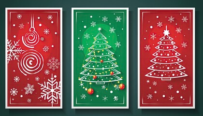 Christmas Holiday Wall Art Decorations Festive Season.
