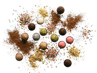 A Colorful Medley of Sweet Treats and Vibrant Confections Perfect for Any Celebration