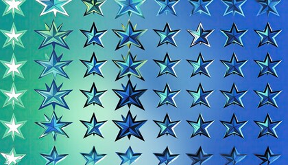 Abstract Star Pattern on Gradient Background.
