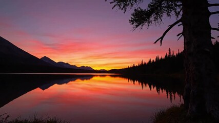 An ethereal and peaceful atmosphere conveyed through the soft, golden hour light filtering through natural elements, evoking a sense of calm and the quiet majesty of nature's daily spectacle.