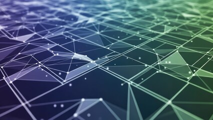 Dynamic digital network background with interconnected data points and lines, representing a futuristic technological communication web and abstract information flow