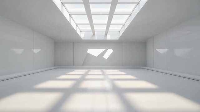 empty room with a window