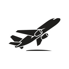 Airplane in flight symbolizing air travel and long distance journey