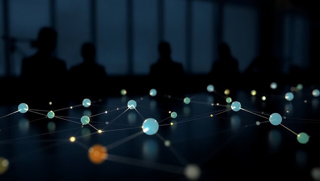 Generative AI powering global data connections and collaborative innovation futures.