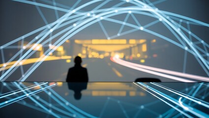 Generative AI predicts future interconnected transportation data flow.