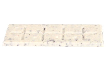 Chocolate broken milk flavor pink white on white background