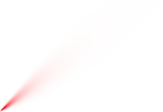 Abstract red and blue light streaks on black background