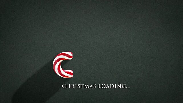 cute animation of loading progress bar with red and white candy bar progress indicator bar 0-100 percent on abstract Background