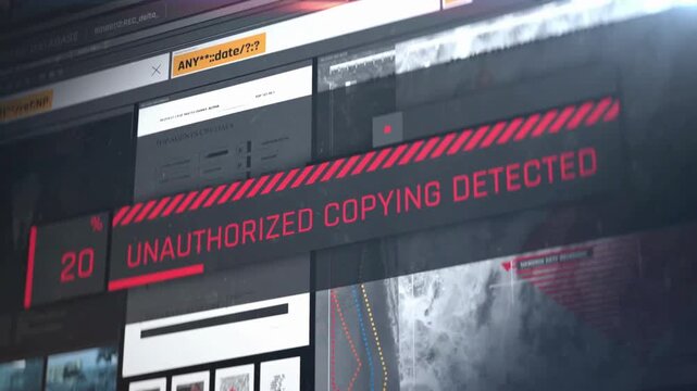 Animation Background video Data Progress Bar 4k hacking process hack Loading bar design on display screen progress animation unauthorized access to the computer system