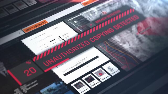 Animation Background video Data Progress Bar 4k hacking process hack Loading bar design on display screen progress animation unauthorized access to the computer system