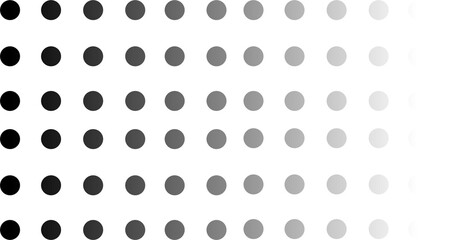 Modern abstract background. Halftone dots in circle form. Round logo, design element or icon. Vector dotted frame.