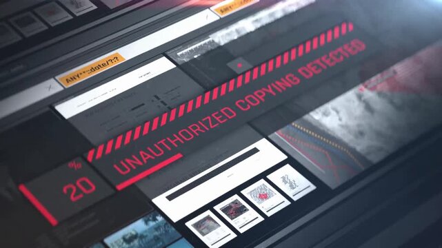 Animation Background video Data Progress Bar 4k hacking process hack Loading bar design on display screen progress animation unauthorized access to the computer system