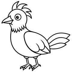 Fototapeta premium vector illustration of a bird