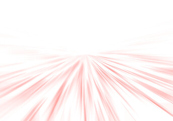 Red Light Rays with Shining Sunrays, Bright Lens Flare and Intense Starburst Light Effect Overlay