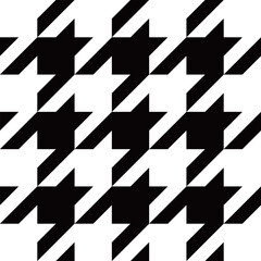 モノクロの千鳥格子柄　大サイズ　黒少なめ　Web　Adobe Illustrator Artwork