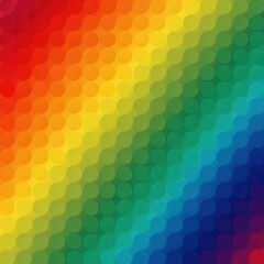 Abstract Circular Color Grid Gradient