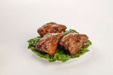 Spicy Marinated Rabbit Head Dish Chengdu Sichuan Chinese Cuisine Traditional Food