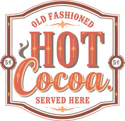 Retro Christmas Sign – Vintage Holiday T-Shirt Design