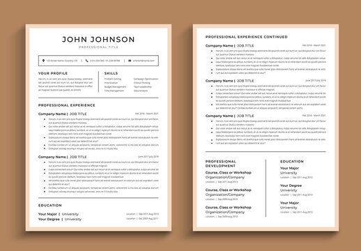 Resume Layout