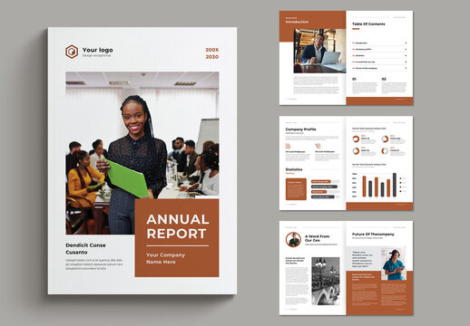 Business Annual Report Layout