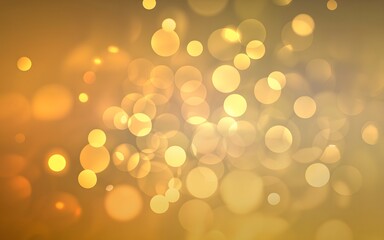 Abstract festive shiny blurred golden bokeh background for celebration