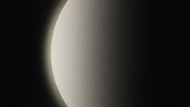 Black White Circle Gradient Background with Soft Light for Abstract Minimalist Design