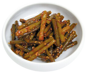 Spicy Seasoned Garlic Scapes Korean Side Dish