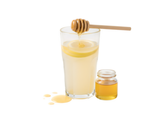 Honey mixed with lemon juice
