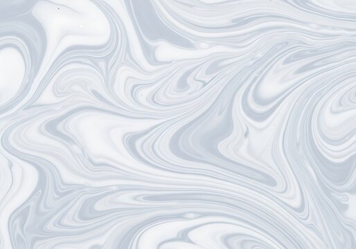 Soft pastel marble texture with flowing swirls of light gray white and delicate pink creating an abstract organic and elegant background