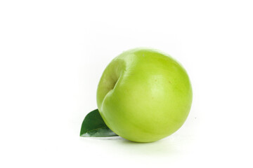 Fresh Green Jujube Fruit Taiwan Guifei Variety Isolated White Background