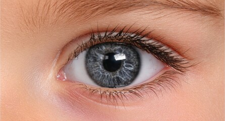 Close up of a human eye.