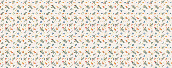Seamless pattern astronomy 004 - 1