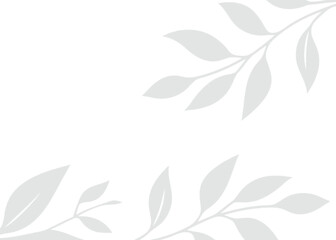 Natural Floral Leaf Shadow Overlay Vector Transparent for Stylish Mockup Applications and Visual Depth