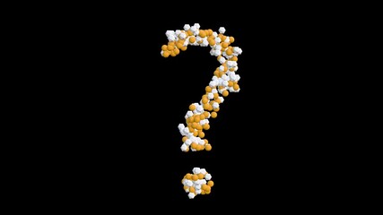 Check mark animation flat and modern style on green background. Full HD. 4K