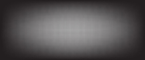 Abstract Halftone Dot Pattern Background in Black and White for Design and Media Use