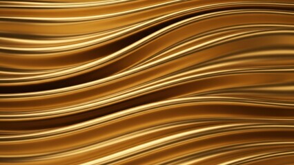 Shiny Gold Curve Pattern
