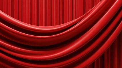 Elegant Folded Curve Pattern