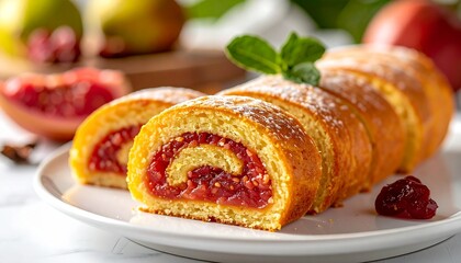 Bolo de Rolo Brazilian Guava Roll Cake &mdash; Thin Layered Dessert
