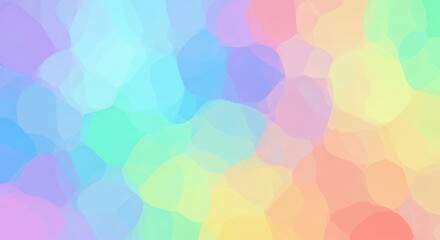 Pastel colored shapes gradient background, smooth and soft colorful illustration