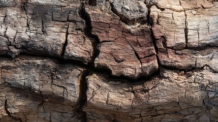 Weathered tree bark with striking textures creating an organic nature background for design projects and commercial use featuring raw wood beauty