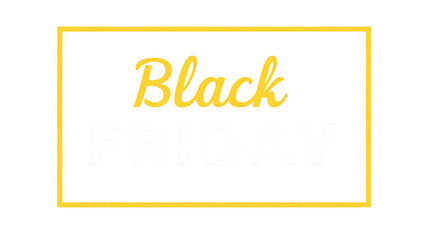 black Friday note on yellow sticky paper for back to school message design concept