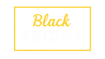 black Friday note on yellow sticky paper for back to school message design concept