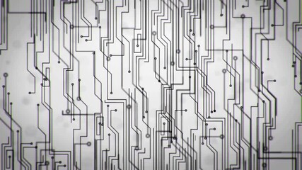 animation of electronic circuit board background. Computer circuit board processing. data processing animation over digital circuit board background. - Powered by Adobe